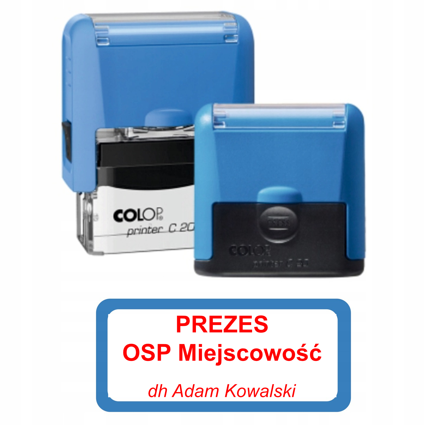 Pieczątka imienna Prezes OSP